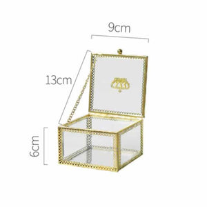 Luxury Gold Retro Crown Jewelry Box - More Natural Healing