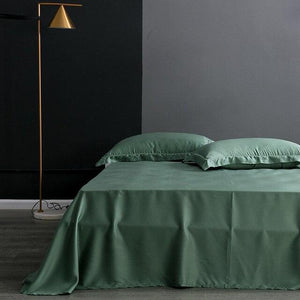 High-Quality 100% Eucalyptus Lyocell Fiber Sheets, Single Piece, Pure Exotic Color - More Natural Healing