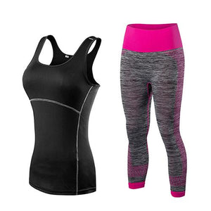 Women Matching Sportswear Sleeveless Workout Clothing - More Natural Healing